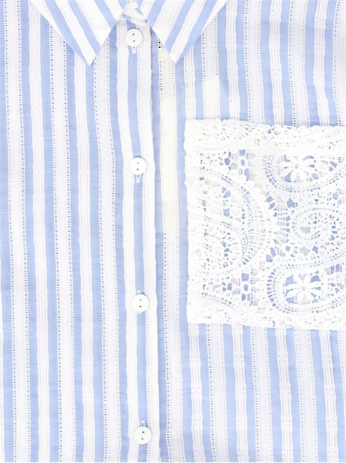Camicia bambina crop TWINSET Kids | 251GJ247212208